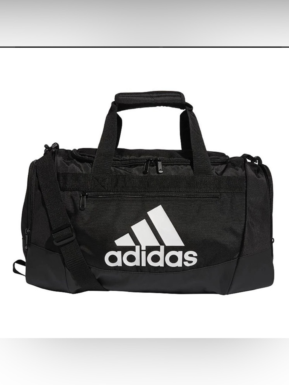 Adidas Defender IV Duffle Bag Small
Water Resistant Base Black & White